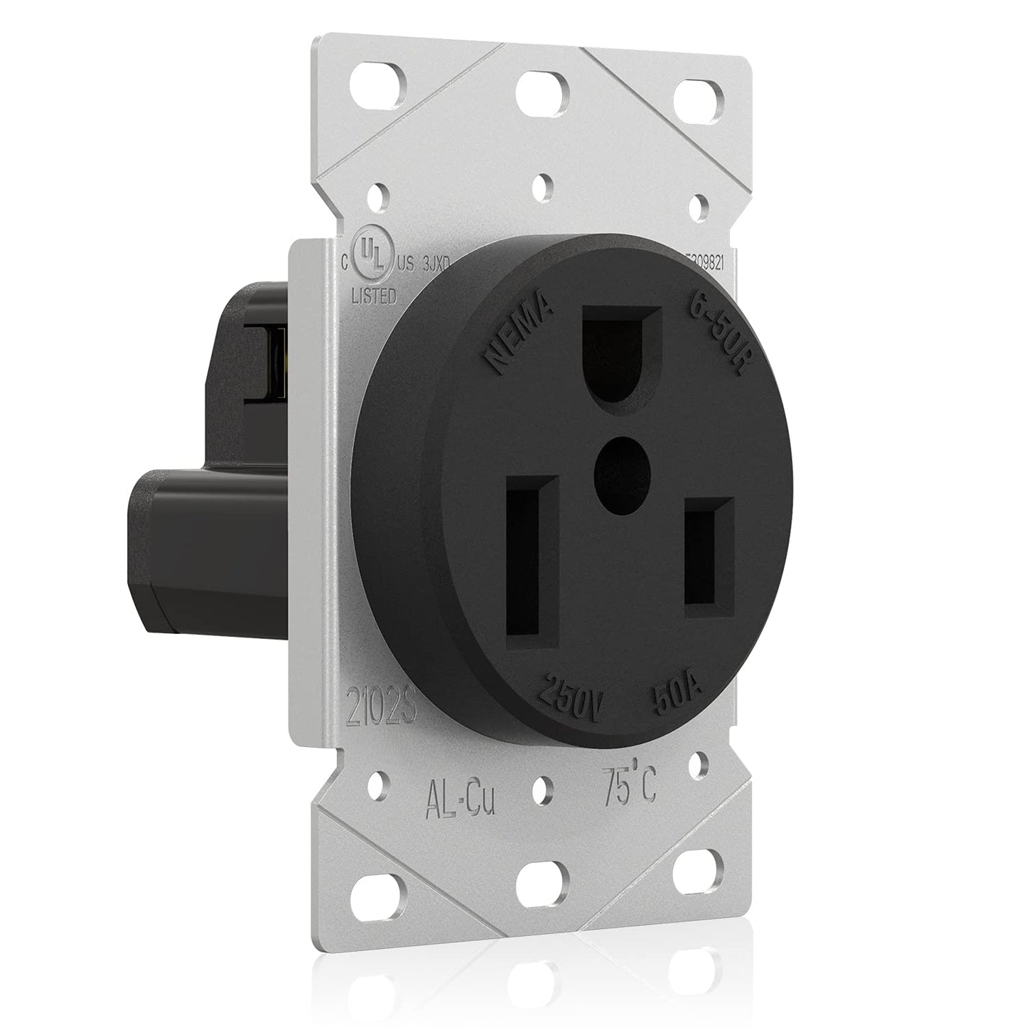 ELEGRP Flush Mount Power Outlet NEMA 6-50R