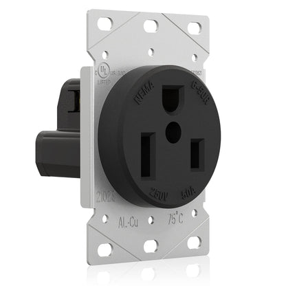 ELEGRP Flush Mount Power Outlet NEMA 6-50R