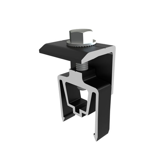 SunModo End Clamp SMR Pop-on Black