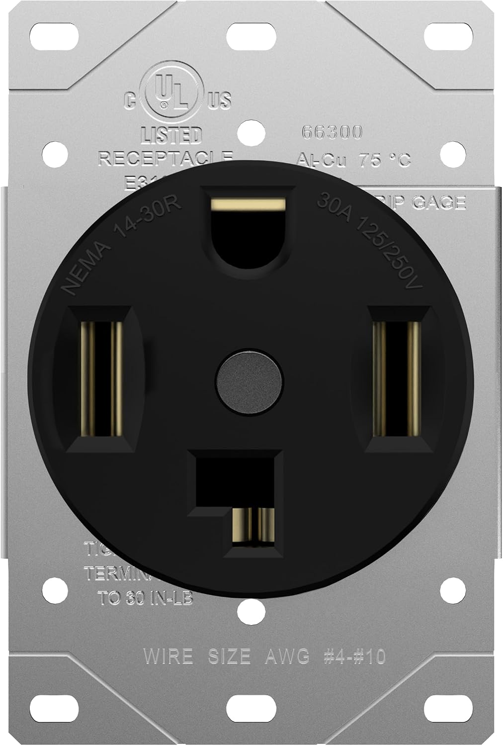 ENERLITES Nema 14-30R 30A 125/250V